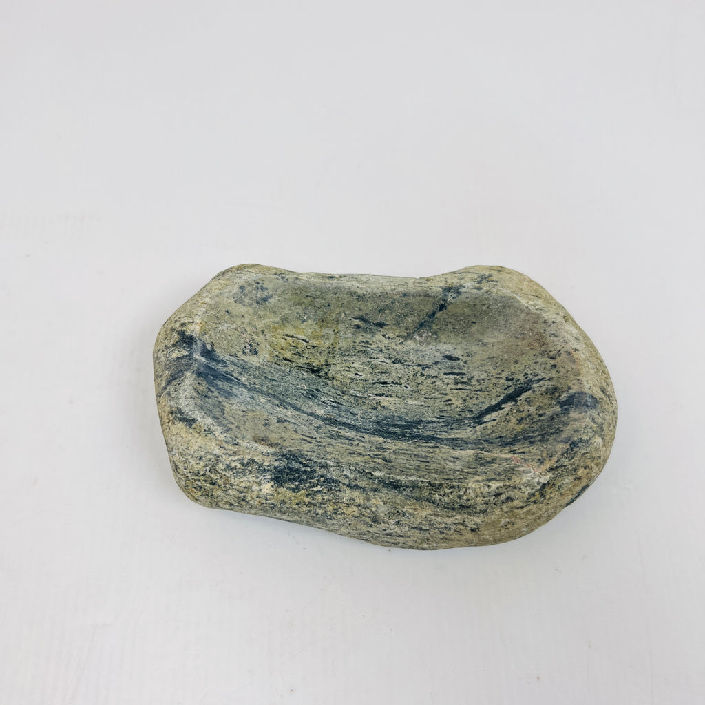 Riverstone Blue Lined Soap Dish