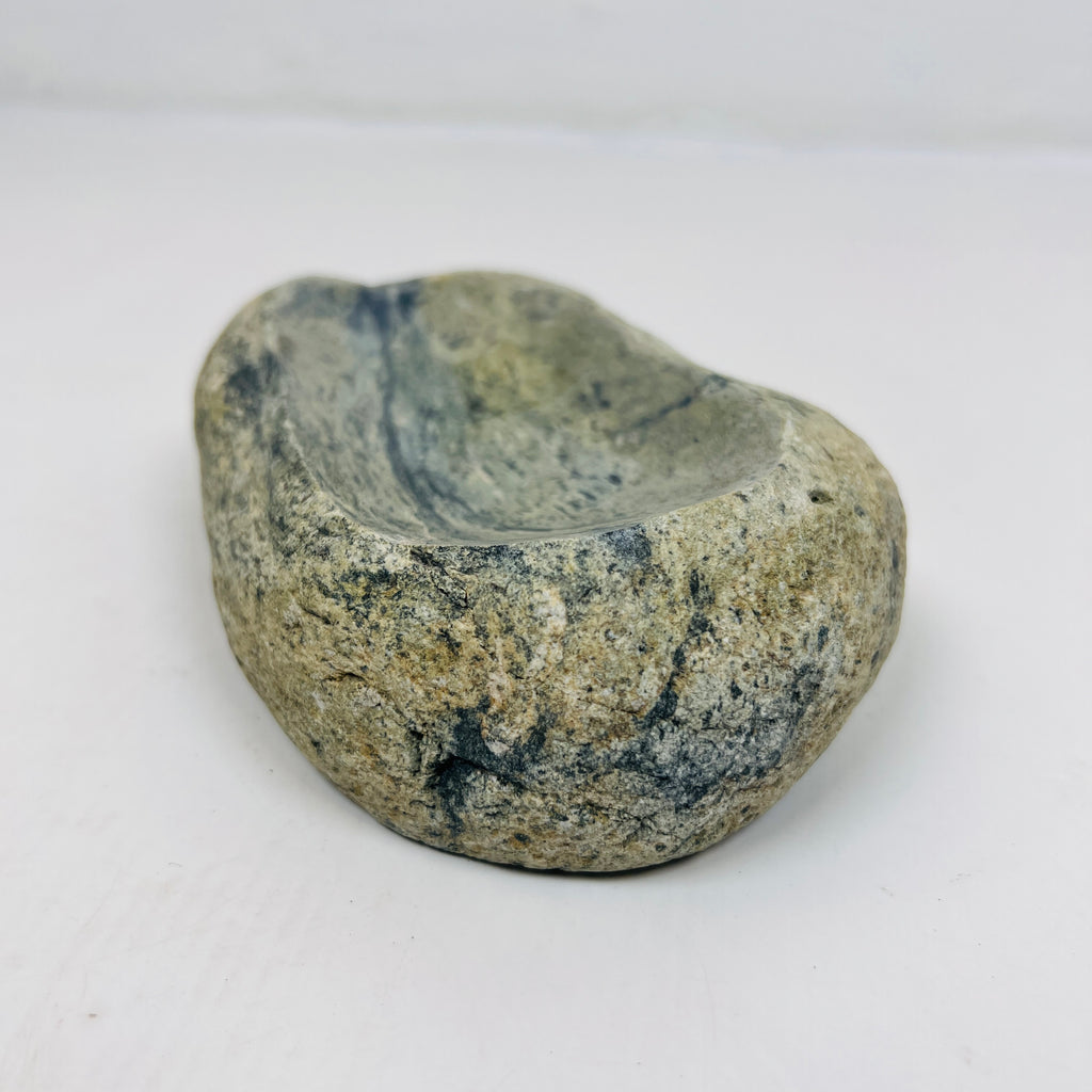 Riverstone Blue Lined Soap Dish