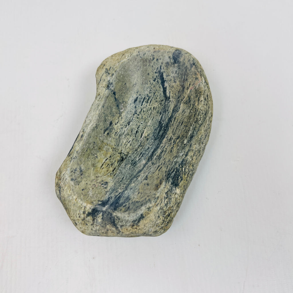 Riverstone Blue Lined Soap Dish