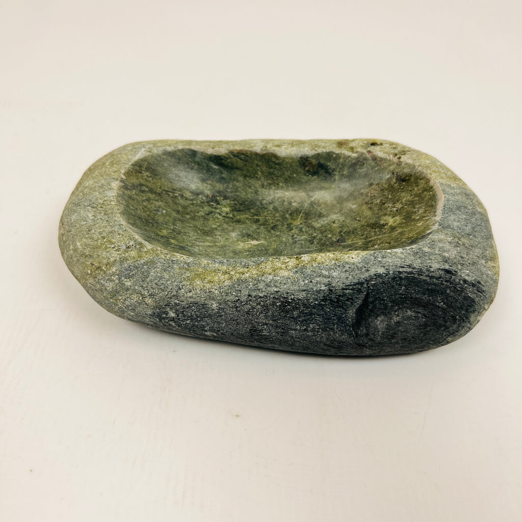 Riverstone Blue Dipped Soap Dish