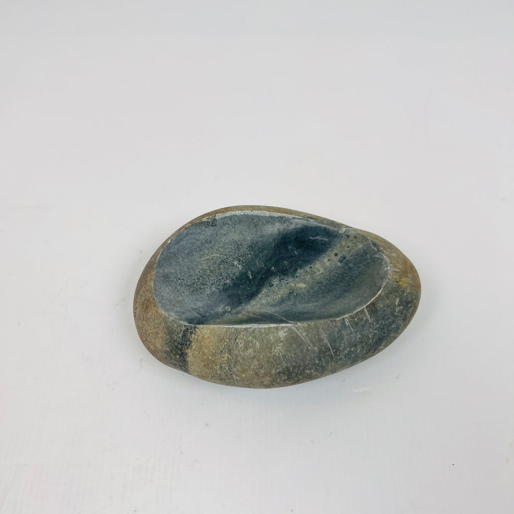 Riverstone Blue Hued Soap Dish