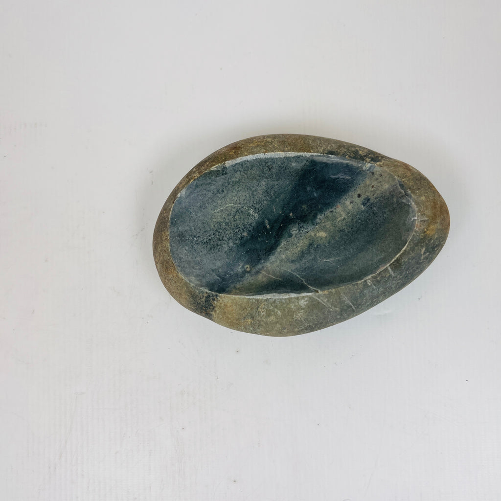 Riverstone Blue Hued Soap Dish