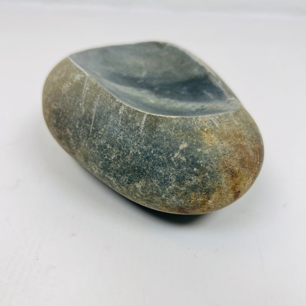 Riverstone Blue Hued Soap Dish