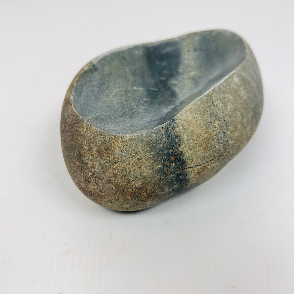 Riverstone Blue Hued Soap Dish