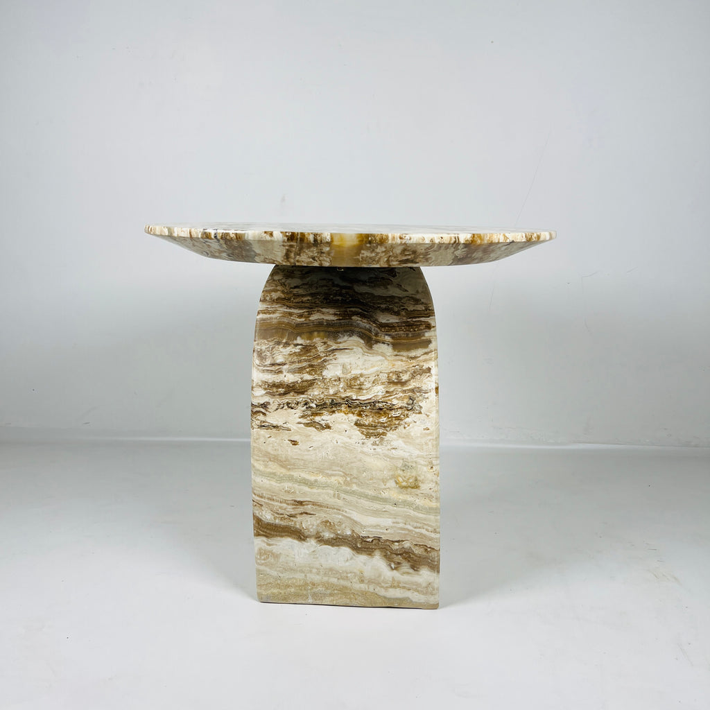 Nimbus Travertine & Onyx Table