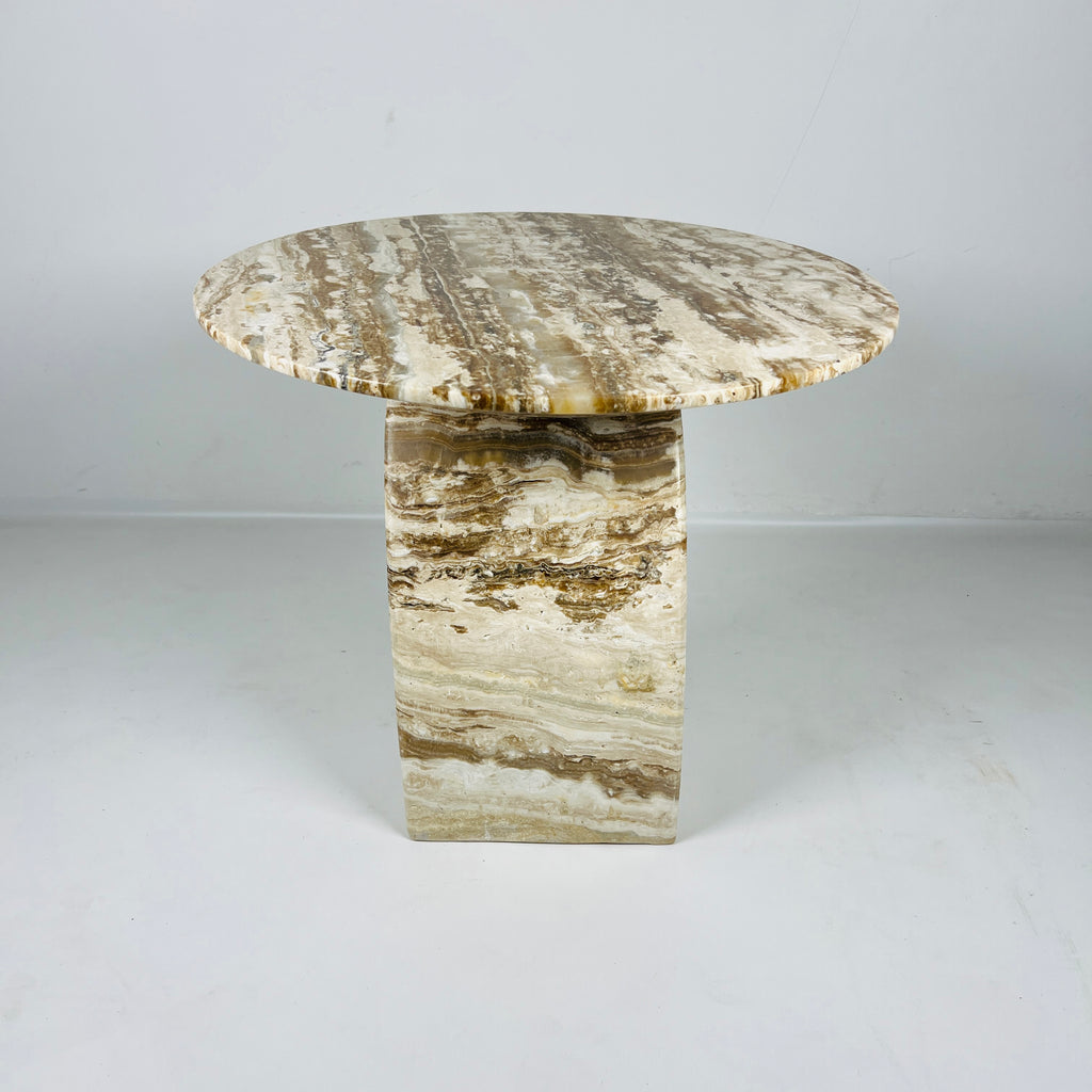 Nimbus Travertine & Onyx Table