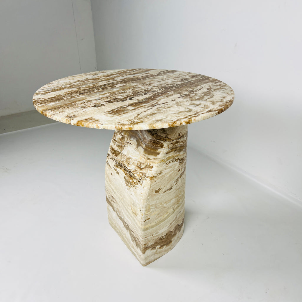 Nimbus Travertine & Onyx Table