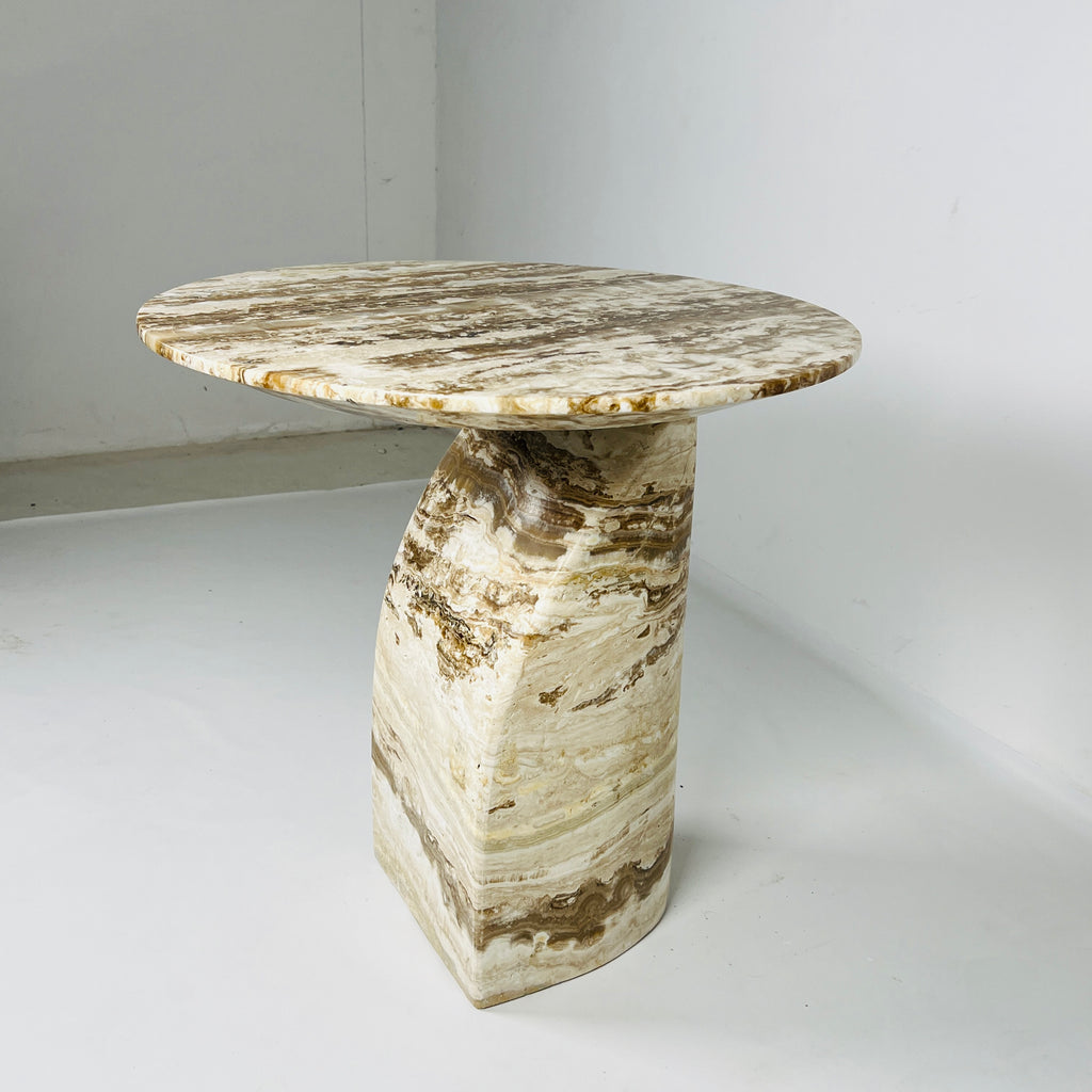 Nimbus Travertine & Onyx Table