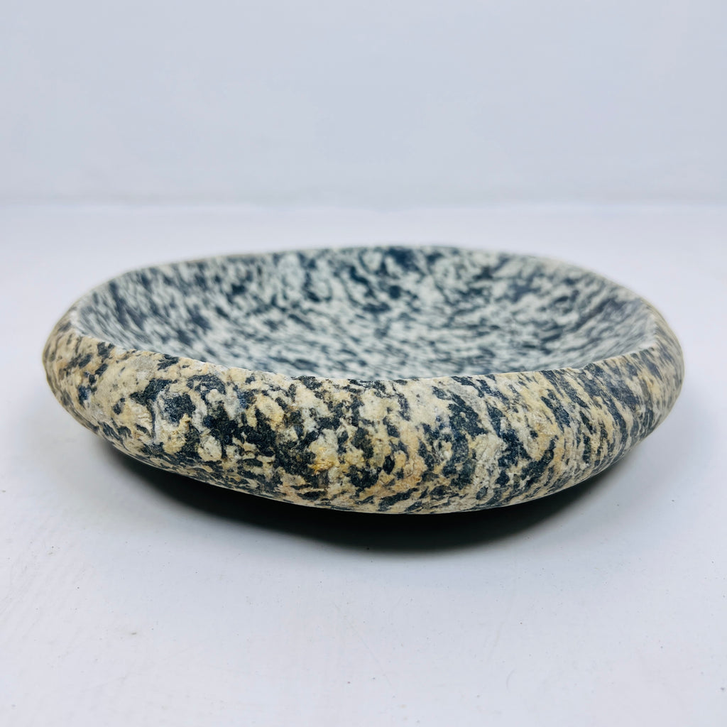 Black And White Printed Bowl