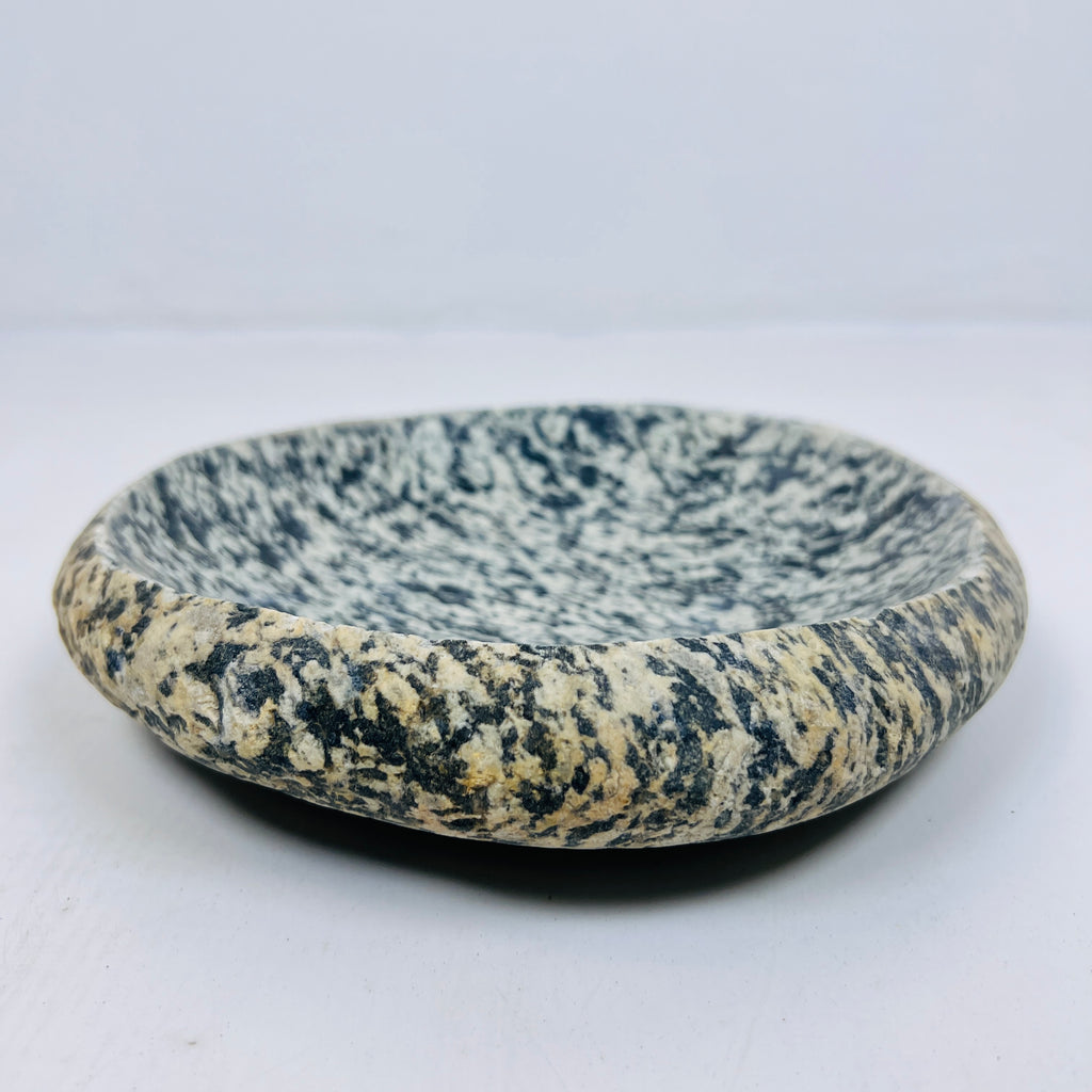 Black And White Printed Bowl