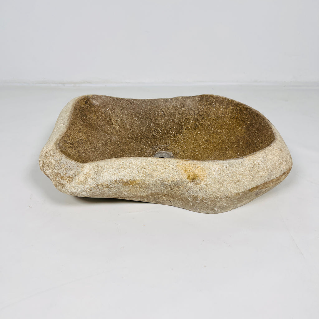 Brown Riverstone Sink