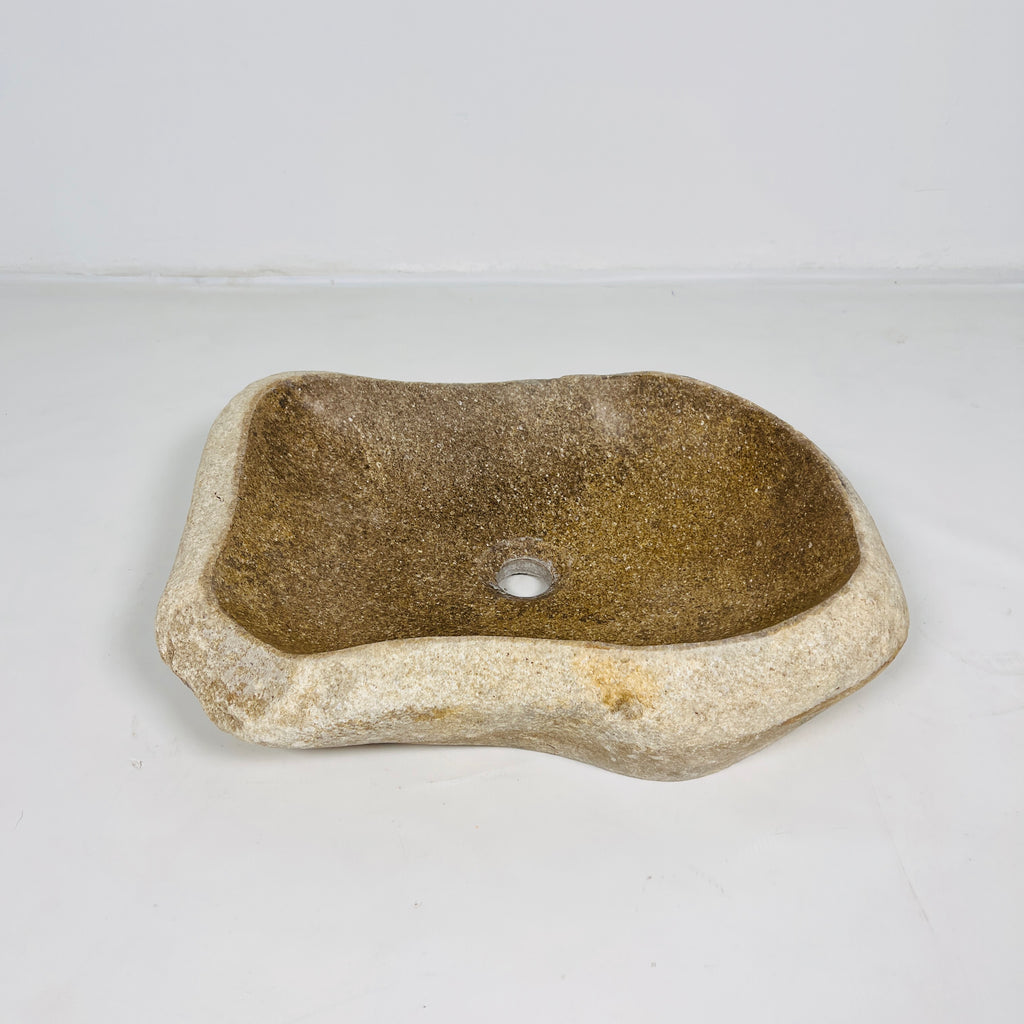 Brown Riverstone Sink