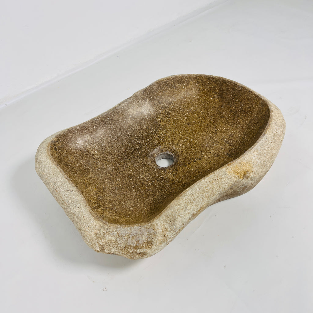 Brown Riverstone Sink