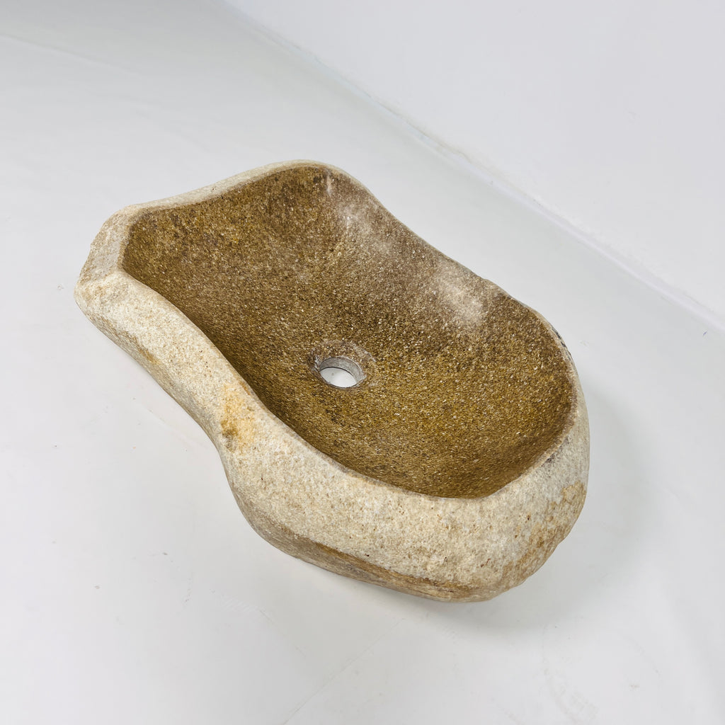 Brown Riverstone Sink