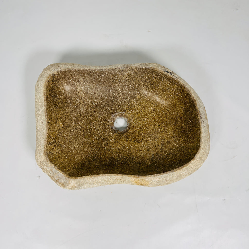 Brown Riverstone Sink