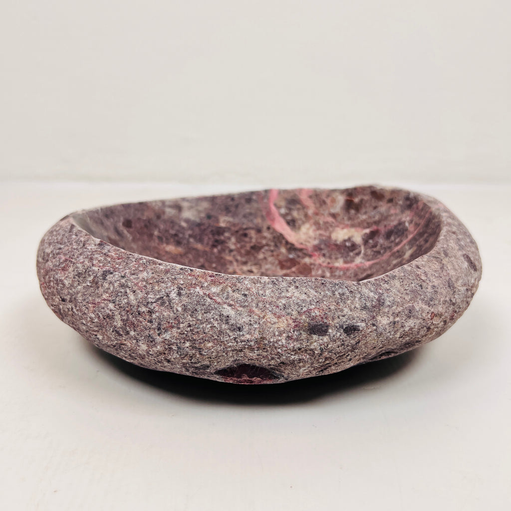 Burgundy Webbed Bowl