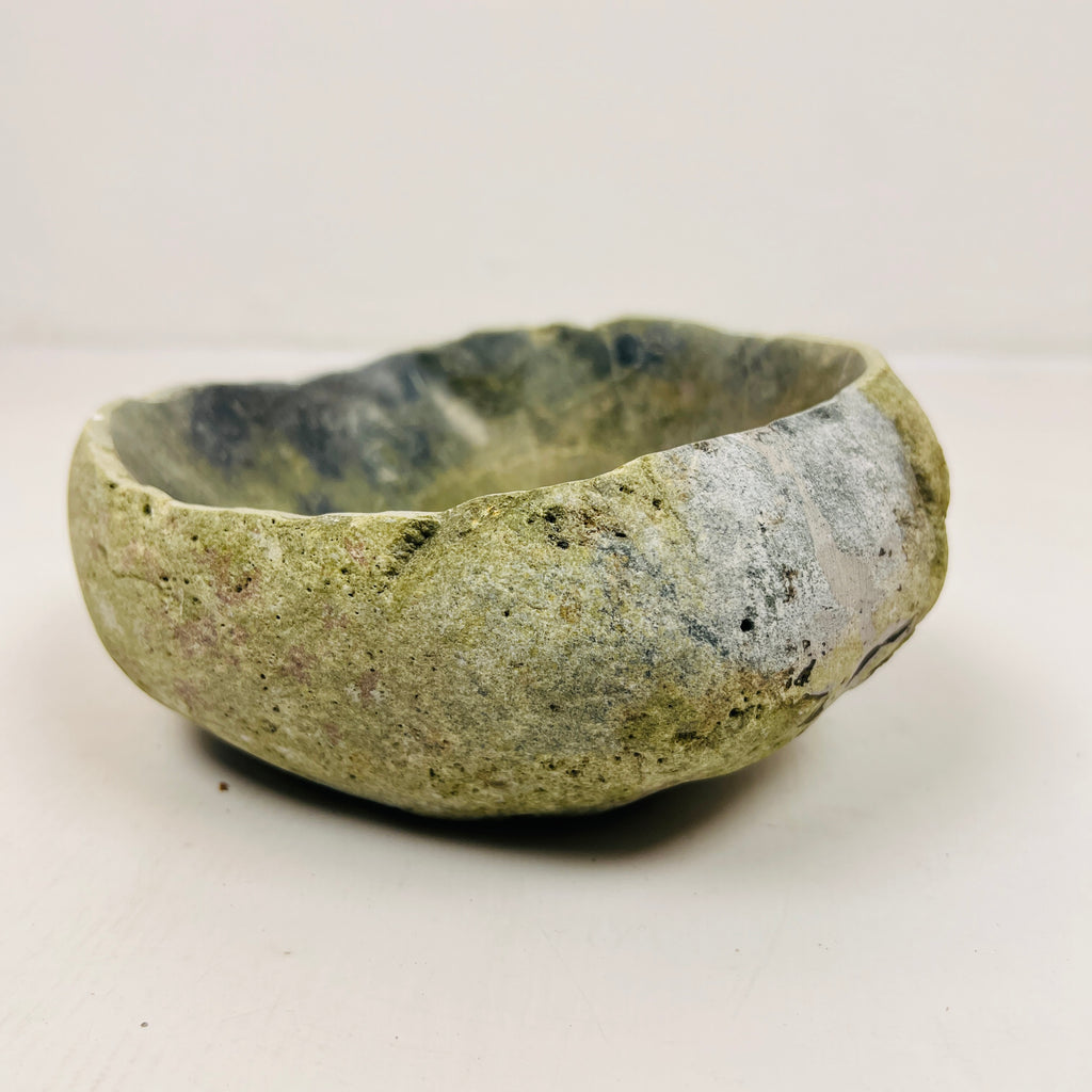 Moss Blue Dipped Bowl