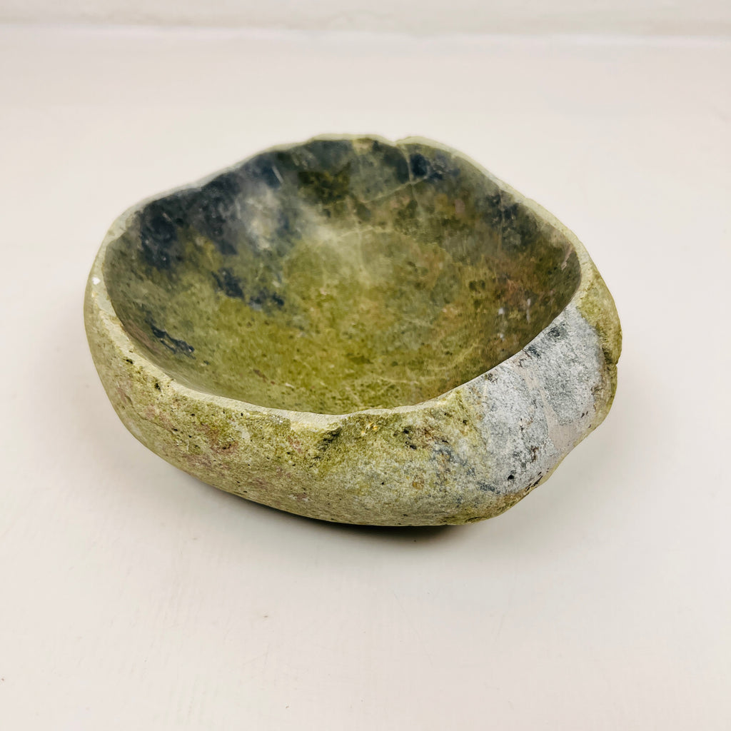 Moss Blue Dipped Bowl