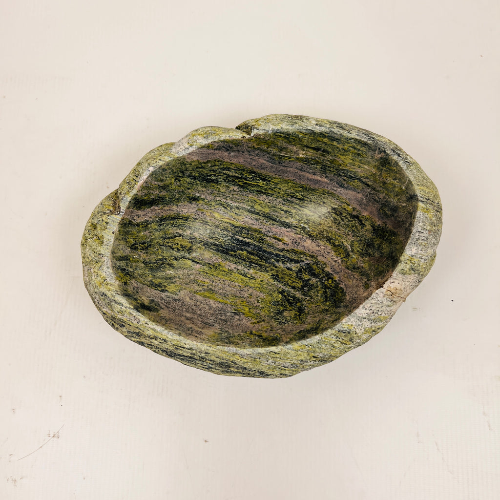 Black Grazed Moss Bowl