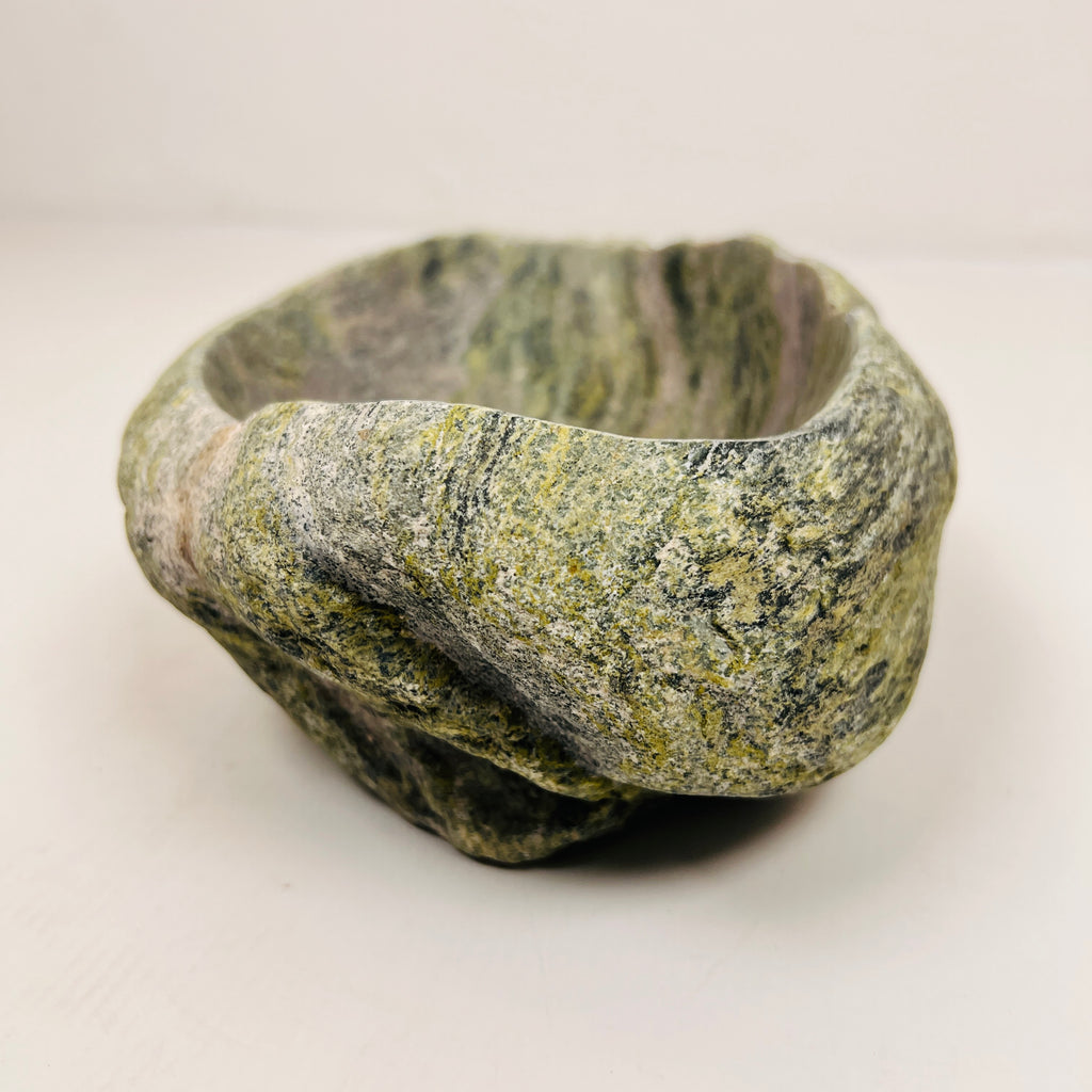 Black Grazed Moss Bowl