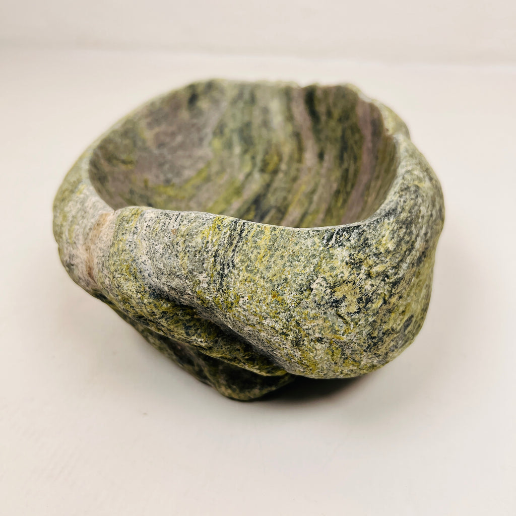 Black Grazed Moss Bowl