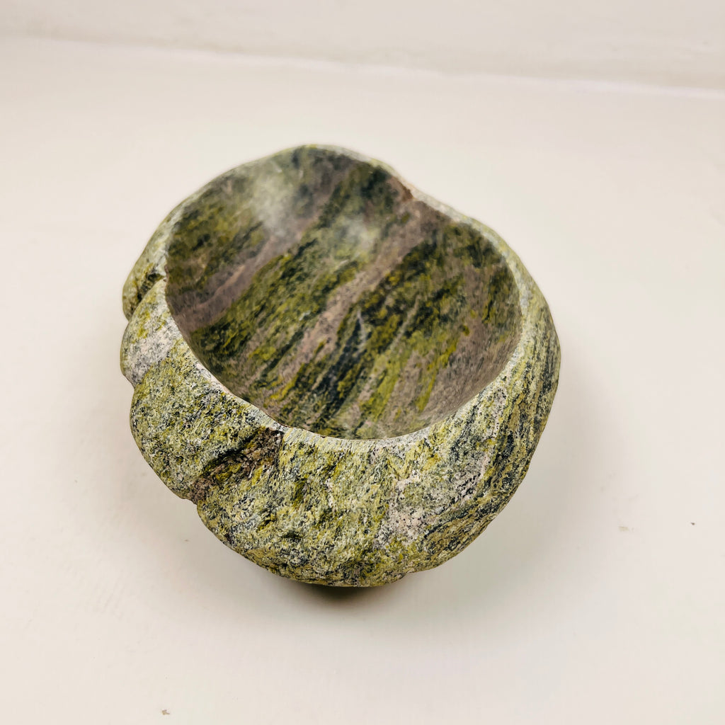 Black Grazed Moss Bowl