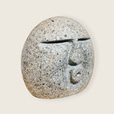 White Splashed Head Decor Item