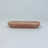 Oval Marble Ash Tray - Red Travertine