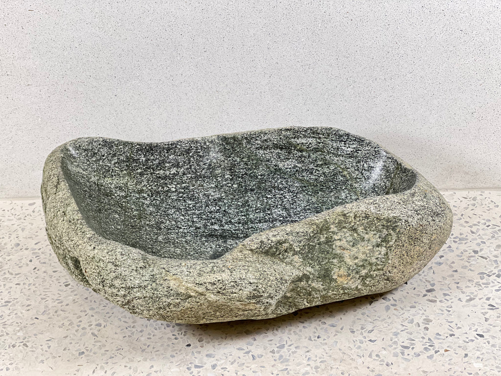 PEPPER SPOTTED RIVER STONE SINK