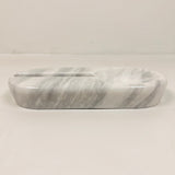 Oval Marble Ash Tray - Gray