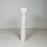 Striated Cup-Top Candle Stand - Large