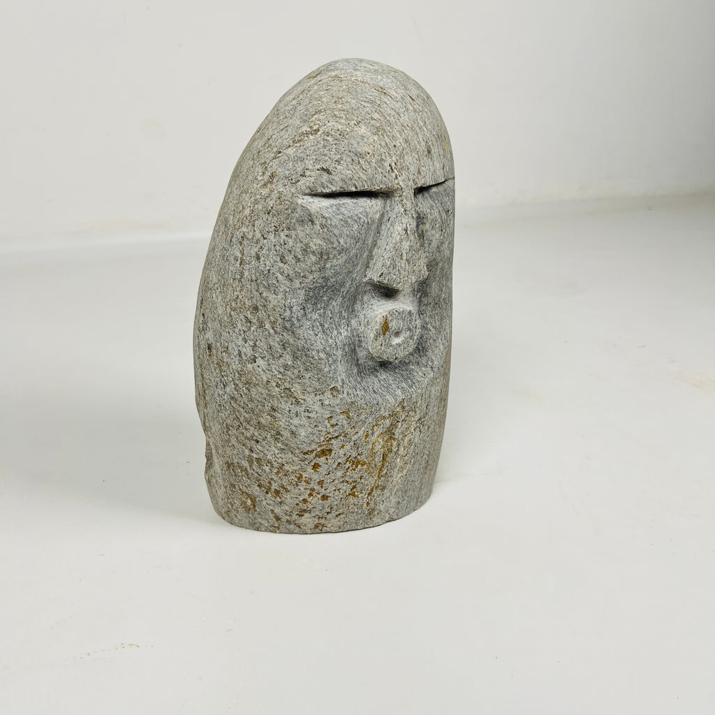 Sculpted Face Decor Object