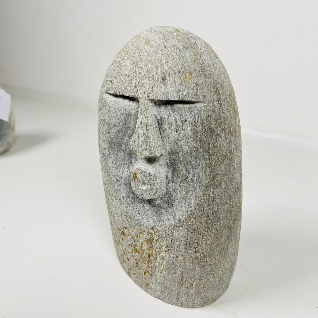 Sculpted Face Decor Object