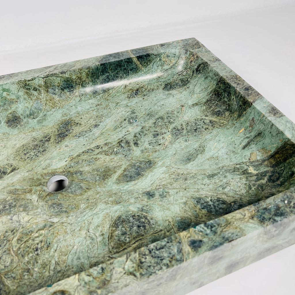 Green Marble Sink