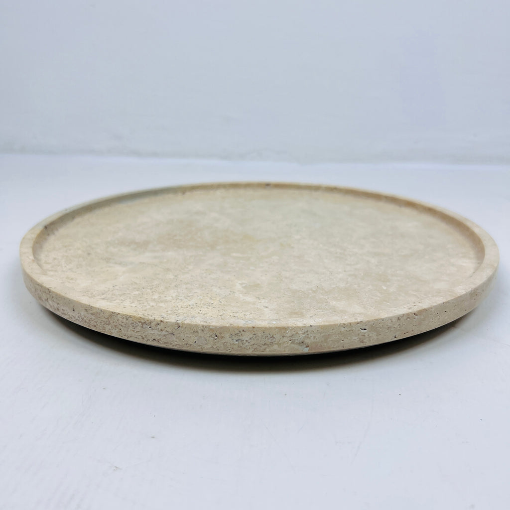 Light Travertine Plate