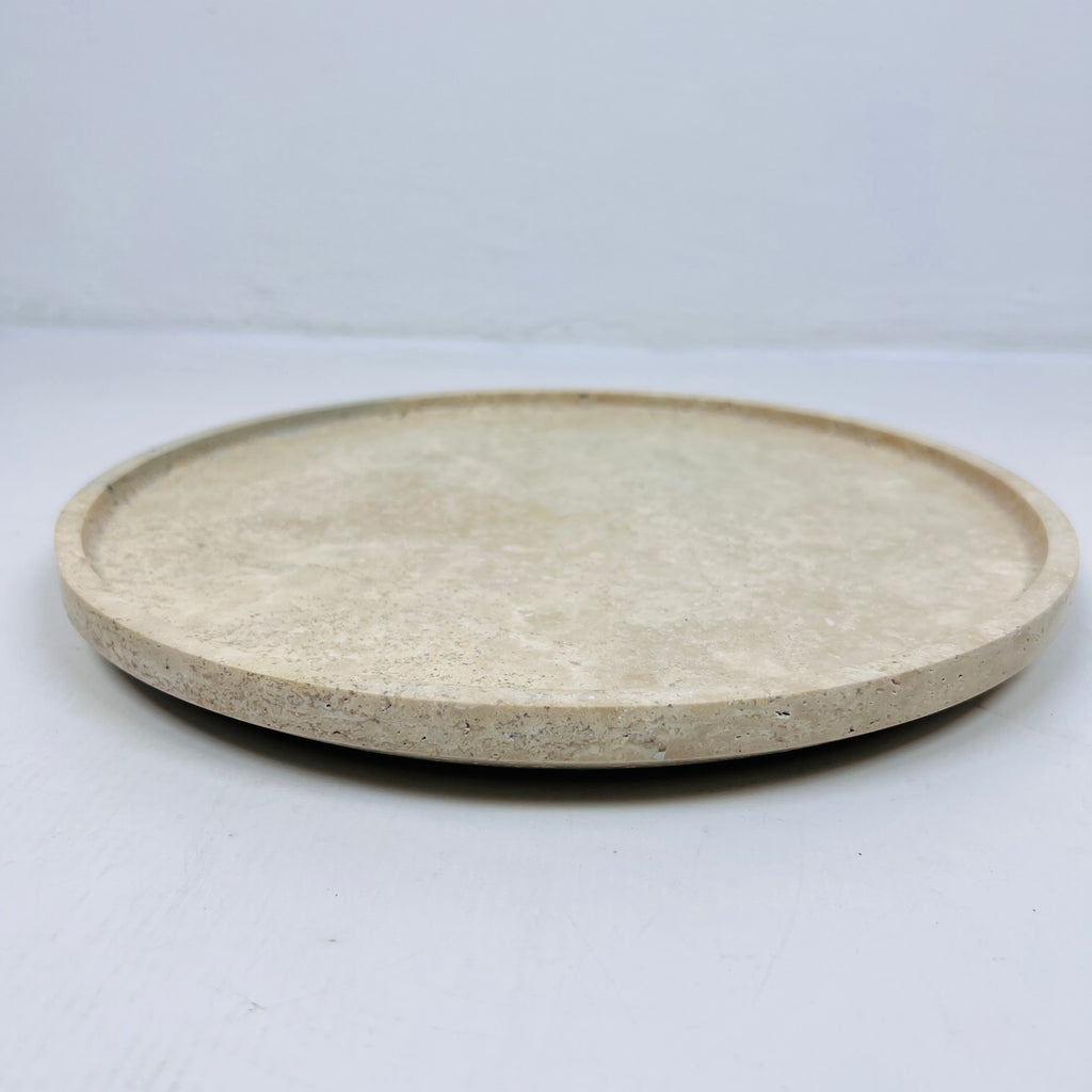 Light Travertine Plate