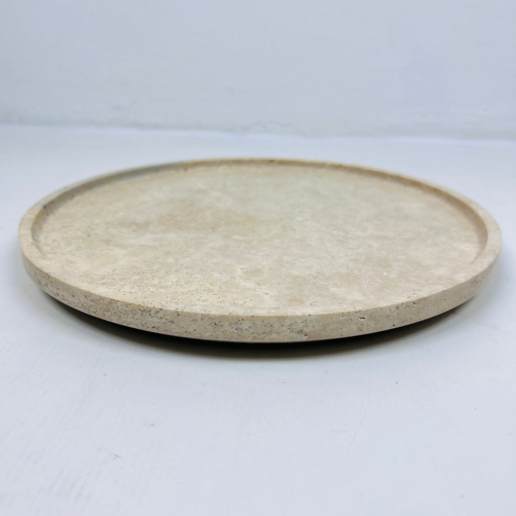 Light Travertine Plate