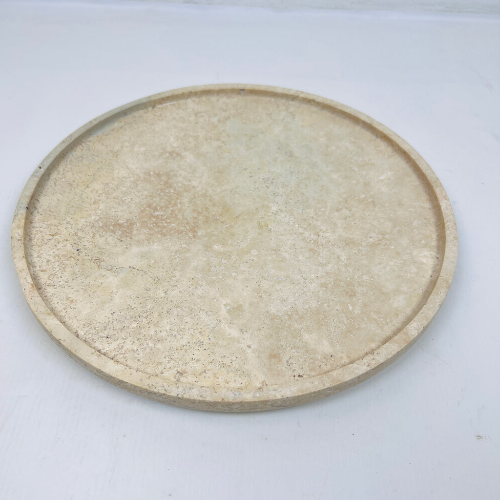 Light Travertine Plate