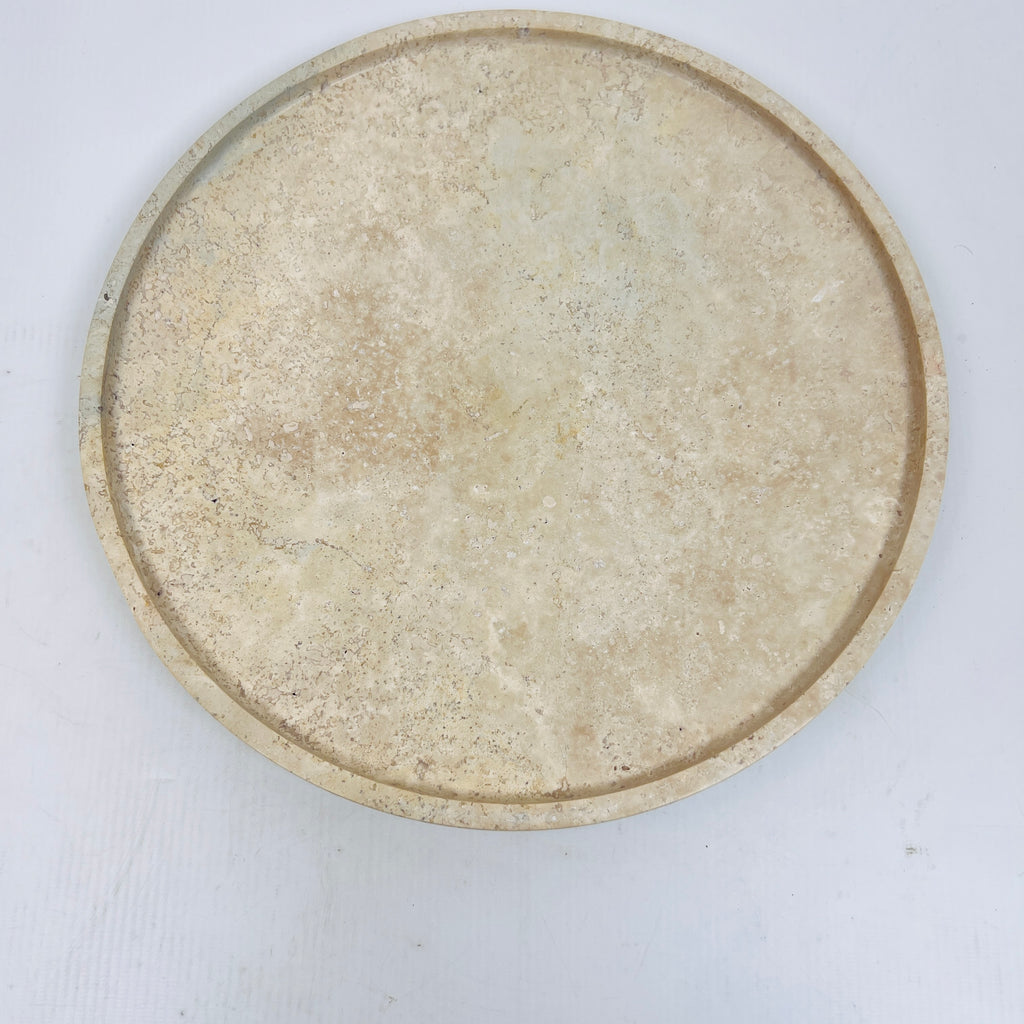 Light Travertine Plate