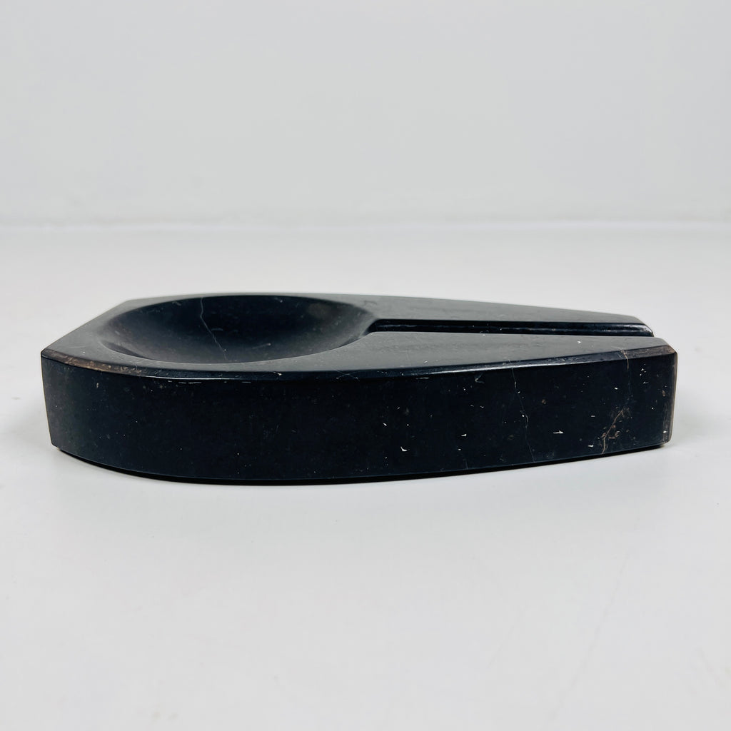 Marble Midnight Black Ash Tray