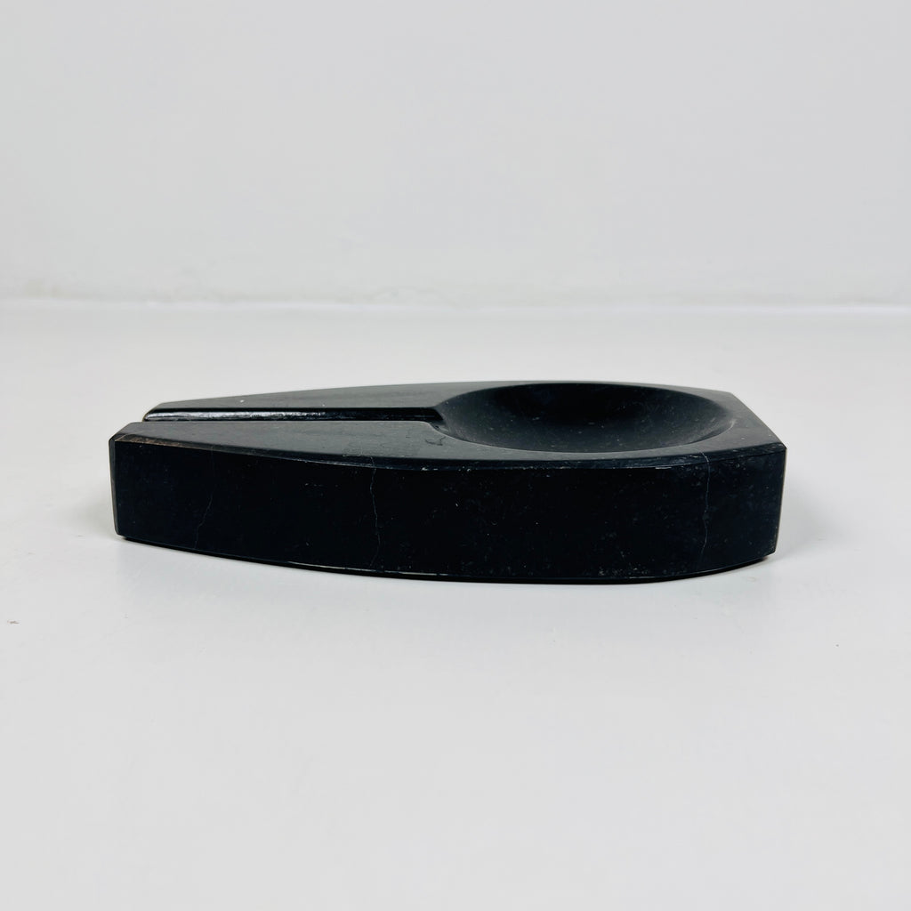 Marble Midnight Black Ash Tray