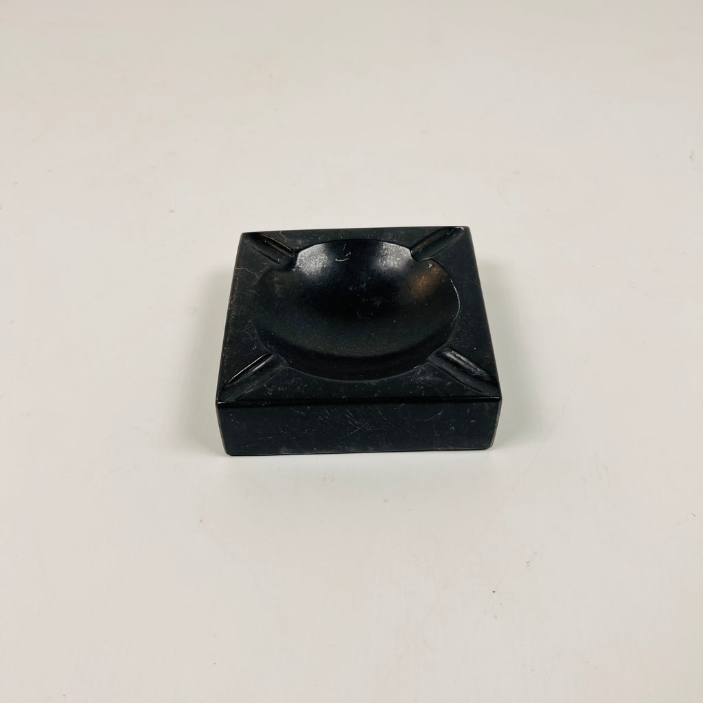 Marble Square Black Ash Tray