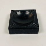 Square Marble Ash Tray - Black