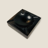 Square Marble Ash Tray - Black
