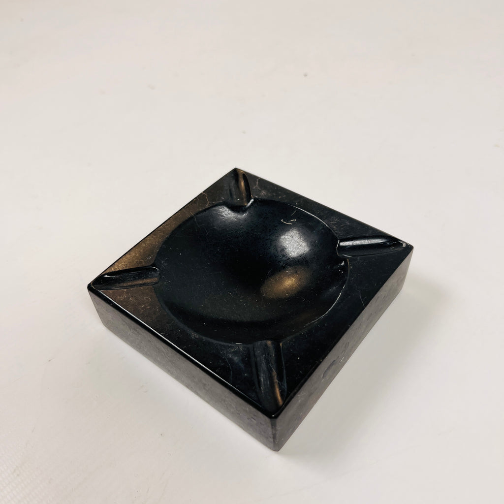 Marble Square Black Ash Tray