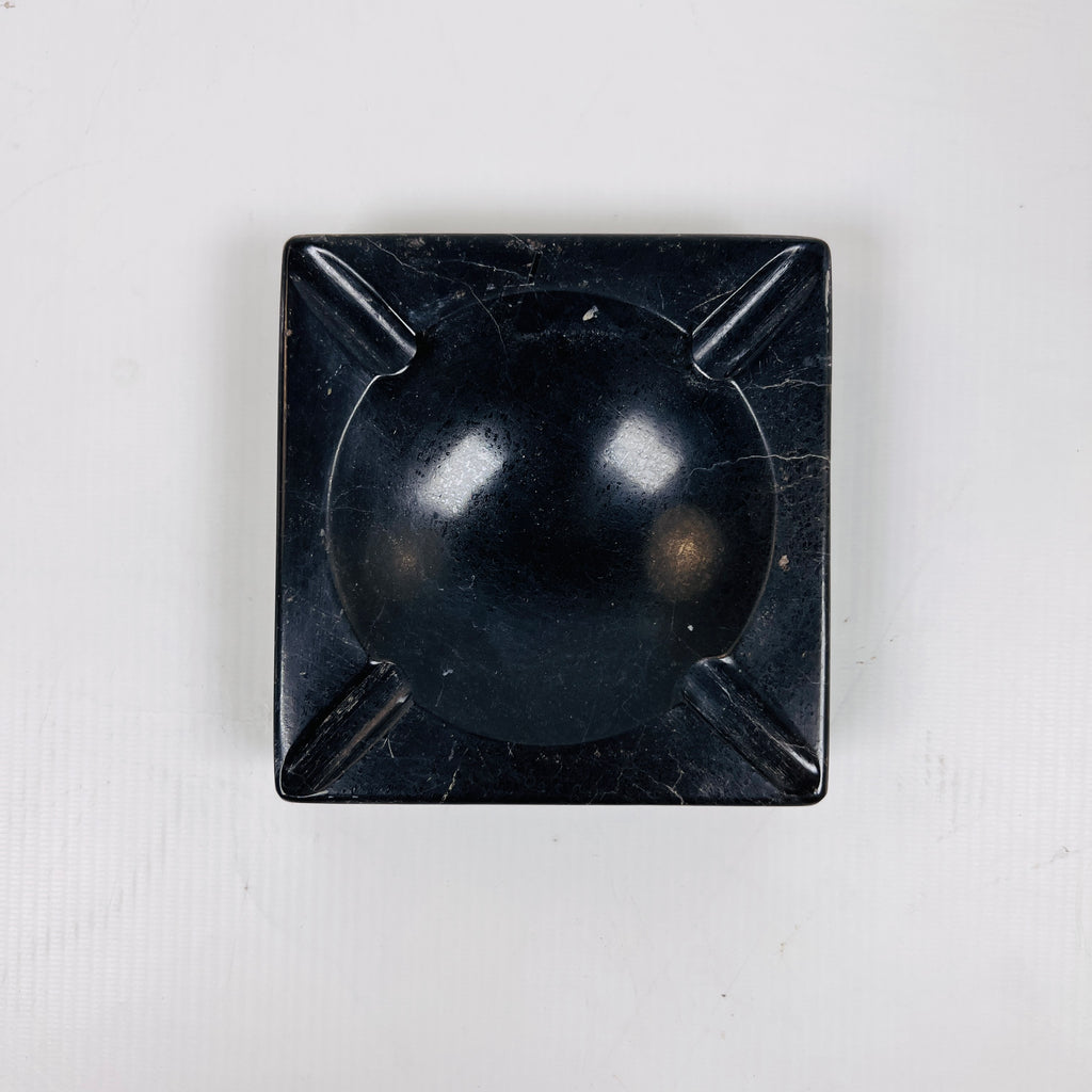 Marble Square Midnight Black Ash Tray