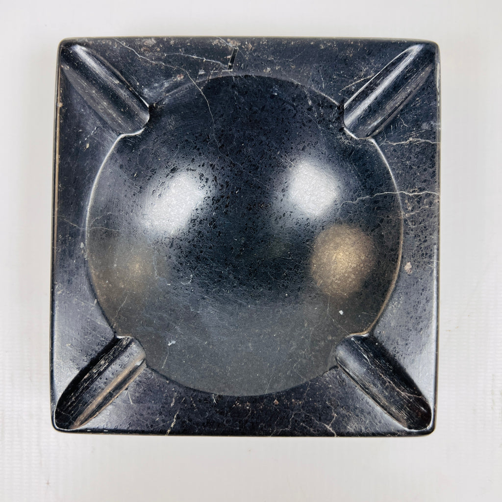 Marble Square Midnight Black Ash Tray