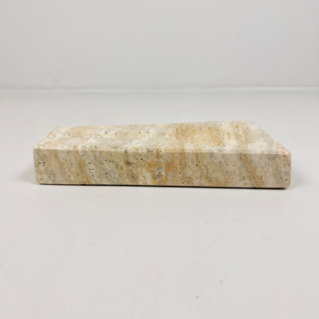 Travertine Lined Ash Tray