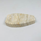 Curved Marble Ash Tray - Travertine