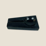 Minimal Marble Ash Tray - Black